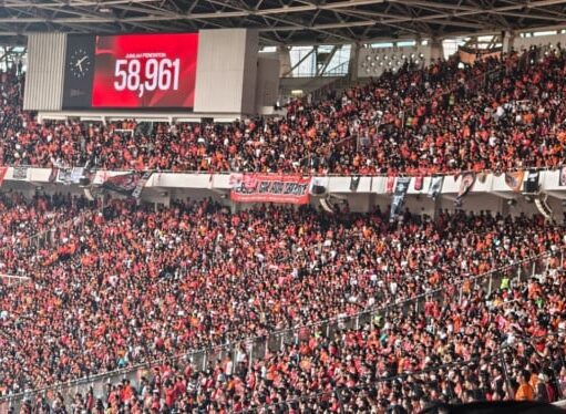 Lautan Oranye di SUGBK, Persija Unggul 1-0 Atas Persib Berkat Gol Jeremejeff