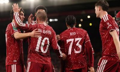 Liverpool dan Arsenal Melaju, Gol Cepat Hancurkan Tantangan Tottenham dan Ipswich