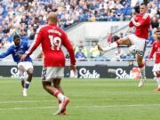 Maitland-Niles Gol Dramatis di Debut, Everton Selamat dari Kekalahan Lawan MU