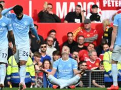 Manchester City Menang 1-0 atas United Meski Bermain 10 Pemain