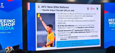 Naufal Adya Fairuski Tembus Status AFC New Elite Referee, Terbuka Jalan ke Piala Dunia