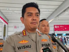 Polres Bandara Soetta Bagikan Masker dan Lakukan Pemeriksaan Kesehatan Akibat Abu Vulkanik