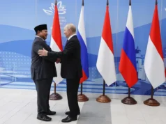 Prabowo dan Putin Bahas Kemitraan Strategis di Vladivostok
