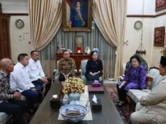 Presiden Prabowo Subianto Kunjungi Megawati untuk Takziah atas Wafatnya Guruh Soekarnoputra