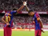 Raphinha Hattrick, Barcelona Kalahkan Sevilla 3-1 di Kandang Lawan