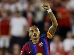 Raphinha Hattrick Bawa Barcelona Menang 3-1 atas Sevilla