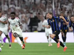 Real Madrid Menang Tipis 2-1 atas Inter Milan, Courtois: Pertandingan Bisa Berakhir 4-4