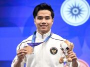 Seraf Naro Bawa Medali Pertama Indonesia di Asian Games 2026