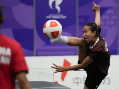 Sumaya Tancapkan Sejarah, Indonesia Pastikan Medali Perak Teqball Asian Games 2026