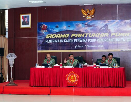 Aspers Panglima TNI Pimpin Sidang Pantukhir Tahap I Calon Perwira PSDP Penerbang TNI TA 2026