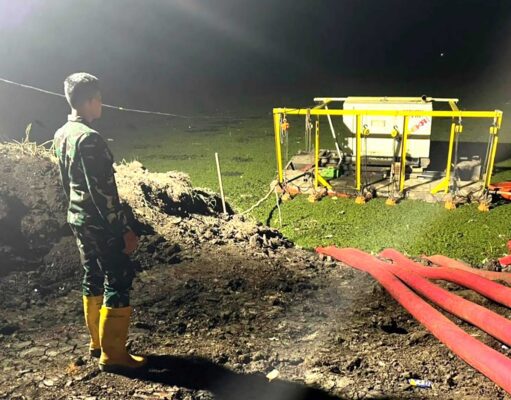 Pastikan Sumber Air Karhutla Tetap Andal, Personel Lanud Sjamsudin Noor Siaga 24 Jam Dukung Kesiapan dan Operasi Penanganan Karhutla