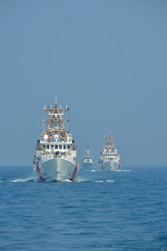 Photex Navy Force SGS 26, TNI AL dan Unsur Maritim Amerika Serikat Tampilkan Formasi Laut