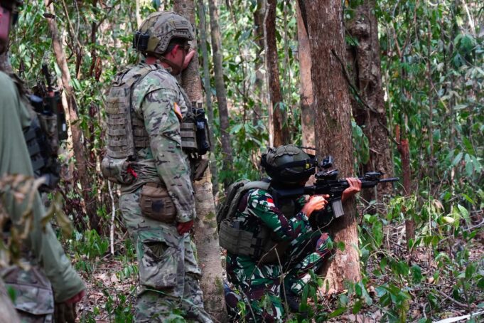 Pacu Adrenalin, Menembak Lorong Jadi Latihan Menantang di Super Garuda Shield 2026