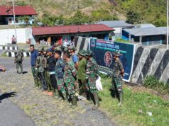 HUT TNI Ke-81 Tahun 2026, Kodim 1714/Puncak Jaya : TNI Peduli Sampah Bersama Masyarakat