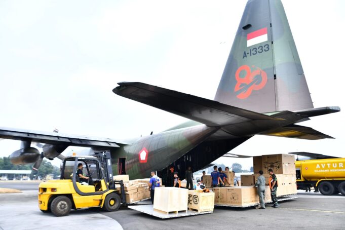 TNI Salurkan Dukungan Peralatan Penanganan Karhutla ke Kalimantan Tengah