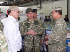Panglima TNI Bersama Menko Polkam Lepas Satgas Terpadu Port Visit 2026