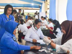 Sambut HUT TNI ke-81, Kodim 1710/Mimika Gelar Bakti Kesehatan