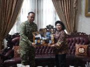 Jelang HUT Ke-81 TNI, Pasahli Panglima TNI Anjangsana kepada Mantan Panglima TNI