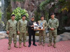 Kababinkum dan HAM TNI Bersama Waaspers Panglima TNI Anjangsana ke Sesepuh TNI
