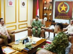 Jelang HUT Ke-81 TNI, Kas Kohanudnas Anjangsana kepada Jenderal (HOR) H.B.L. Mantiri
