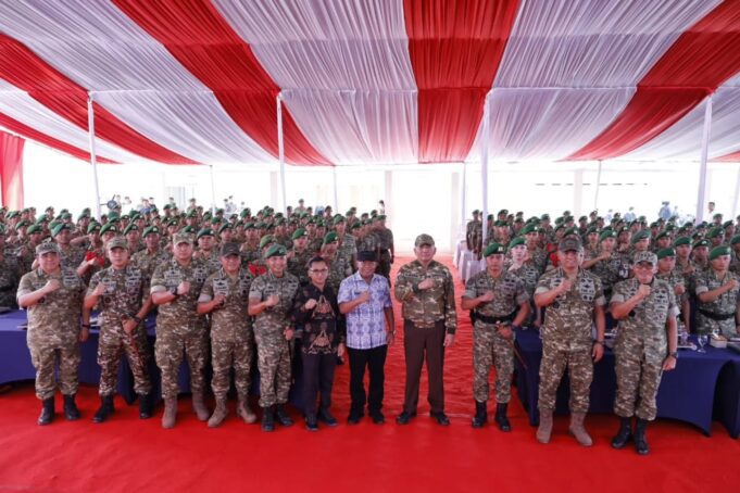 Wapang TNI Tinjau Kesiapan Yonif TP di Sumedang dan Majalengka