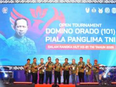 Gelorakan Sportivitas, Panglima TNI Ramaikan Open Tournament Domino Orado (101)