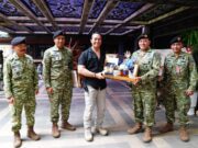 Rangkaian HUT, Wadan Kodiklat TNI Silaturahmi dengan Mantan Panglima TNI