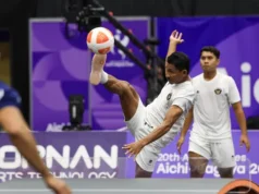 Yoga Ardika Putra Bawa Medali Pertama Teqball Indonesia di Asian Games 2026