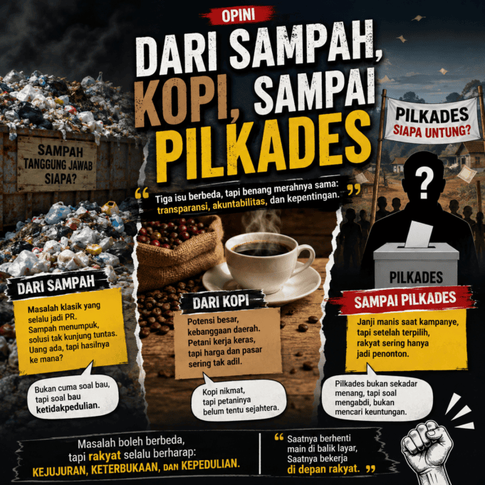 Dari Sampah, Kopi, sampai Pilkades