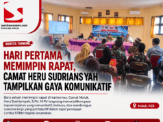 Hari Pertama Memimpin Rapat, Camat Heru Sudriansyah Tampilkan Gaya Komunikatif