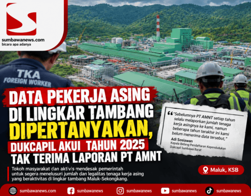 Data Pekerja Asing di Lingkar Tambang Dipertanyakan, Dukcapil Akui Tahun 2025 Tak Terima Laporan PT AMNT