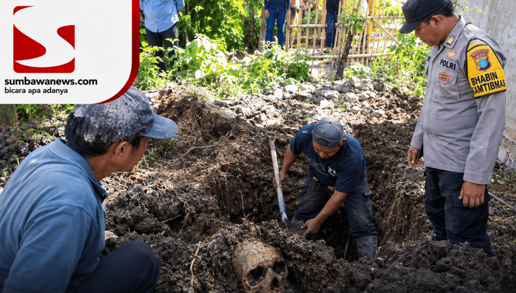 Warga Mantun Heboh, Tengkorak Manusia Ditemukan Saat Gali Septic Tank