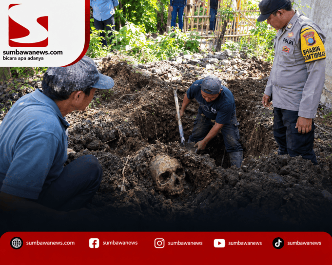 Warga Mantun Heboh, Tengkorak Manusia Ditemukan Saat Gali Septic Tank