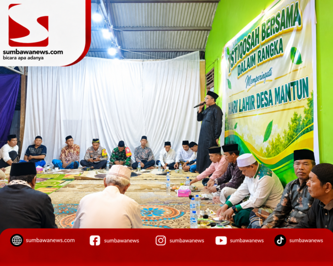 Camat Maluk Hadiri Istighotsah HUT Desa Mantun ke-18
