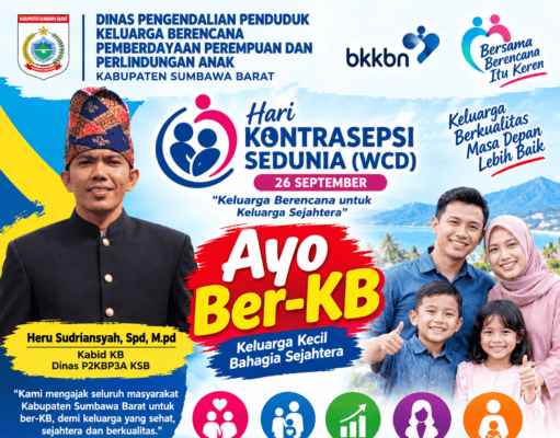 Hari Kontrasepsi Sedunia 2026, Dinas P2KBP3A KSB Ajak Masyarakat Ber-KB untuk Wujudkan Keluarga Sejahtera