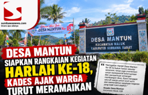 Desa Mantun Siapkan Rangkaian Kegiatan Harlah ke-18, Kades Ajak Warga Turut Meramaikan