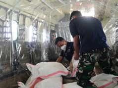 Dukung Mitigasi Karhutla Kalimantan, Lanud Sjamsudin Noor Kerahkan Pesawat NC-212 Misi Modifikasi Cuaca