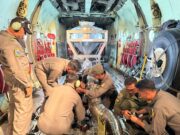 TNI Kerahkan Pesawat Udara Semai Lebih dari 10 Ton Bahan Untuk OMC Atasi Karhutla di Kalimantan