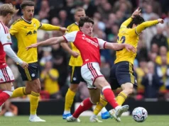 Arsenal Bangkit dari Tertinggal, Kalahkan Leeds United 2-1 di Emirates Stadium