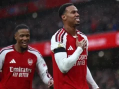 Arsenal Hancurkan Everton 2-0, Konsa dan Gabriel Bawa Tim Unggul di Papan Atas