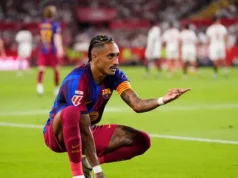 Barcelona Waspadai Kehilangan Raphinha, Flick Siapkan Solusi Alternatif di Lini Depan