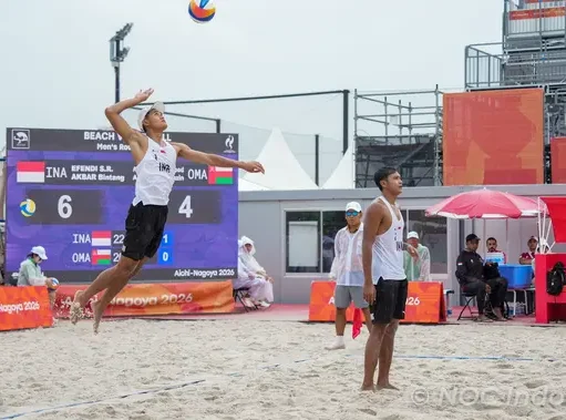 Bintang-Sofyan Raih Perak, Indonesia Kembali Ukir Sejarah di Voli Pantai Asian Games 2026