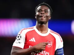 Bukayo Saka Pecahkan Rekor, Arsenal Gasak Lille di Liga Champions