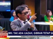 Gibran Tak Hadiri Sidang Ijazah, Pakar Hukum: Sudah Tepat Secara Hukum