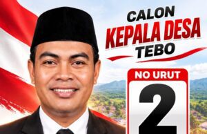 Sulaiman, Calon Kades Tebo Nomor Urut 02, Usung Visi “TEBO MARAS” untuk Desa Maju dan Sejahtera