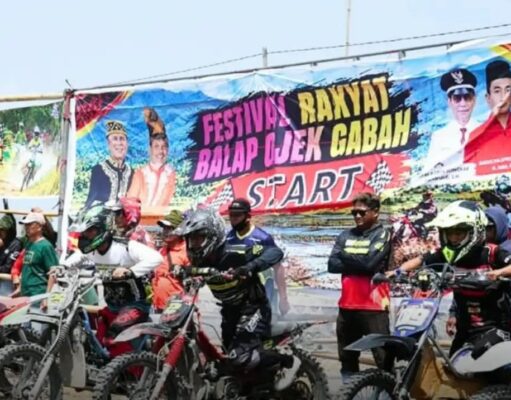 Bupati Buka Festival Rakyat Balap Ojek Gabah