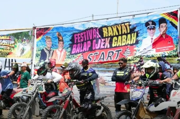 Bupati Buka Festival Rakyat Balap Ojek Gabah