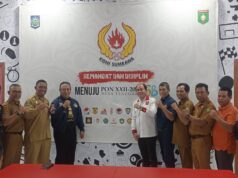 KONI Sumbawa Apresiasi Visitasi Venue PON 2028 Cabor Tarung Derajat, Selanjutnya Cabor Pickleball dan Grass Track