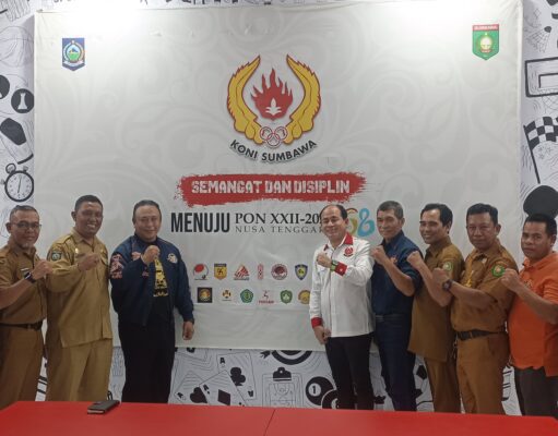 KONI Sumbawa Apresiasi Visitasi Venue PON 2028 Cabor Tarung Derajat, Selanjutnya Cabor Pickleball dan Grass Track