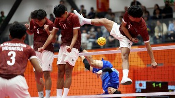 Indonesia Raih Perak Takraw Kuadran Putra, Kalah Tipis dari Jepang
